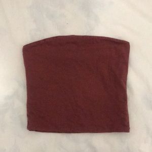 Brandy Melville Maroon Tube Top